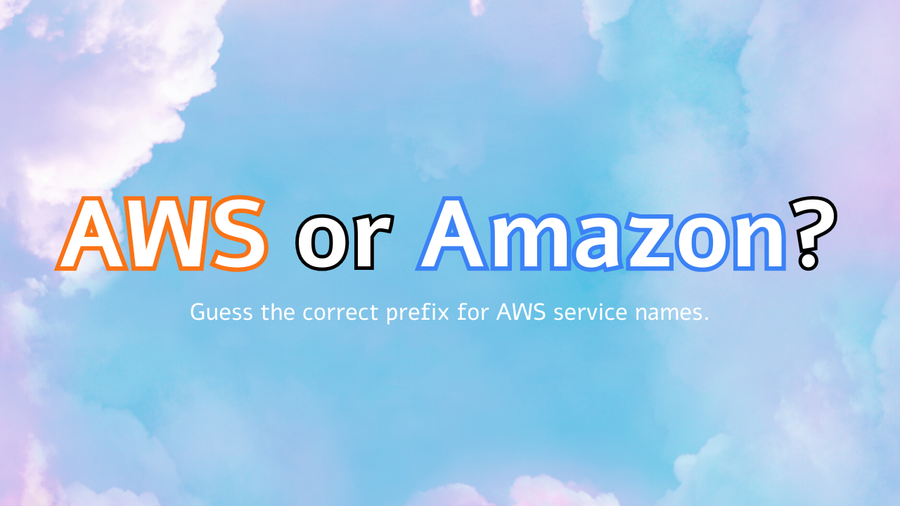 AWS or Amazon?