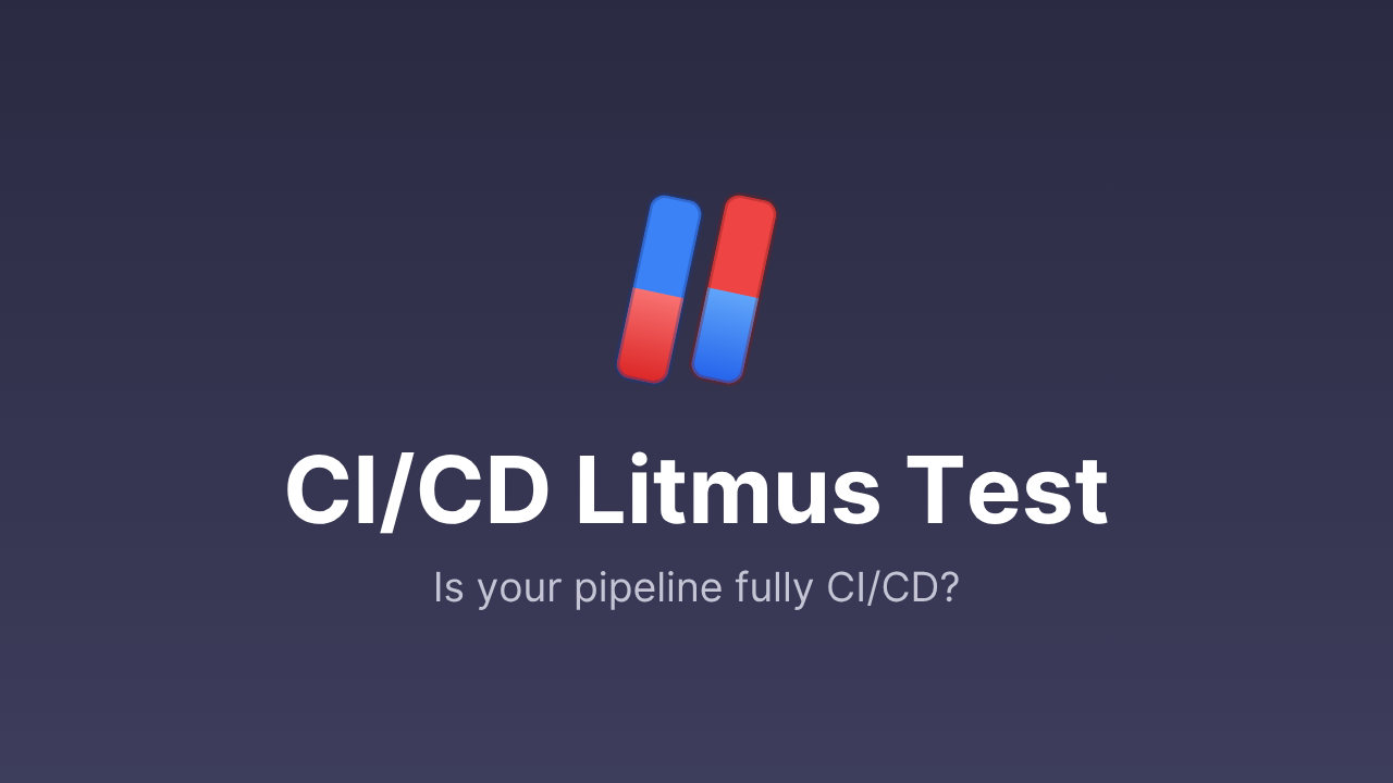 CI/CD Litmus Test