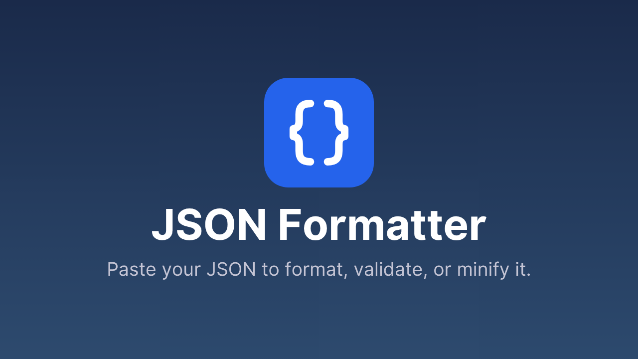 JSON Formatter