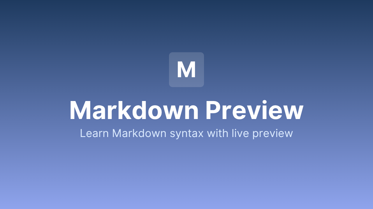 Markdown Preview
